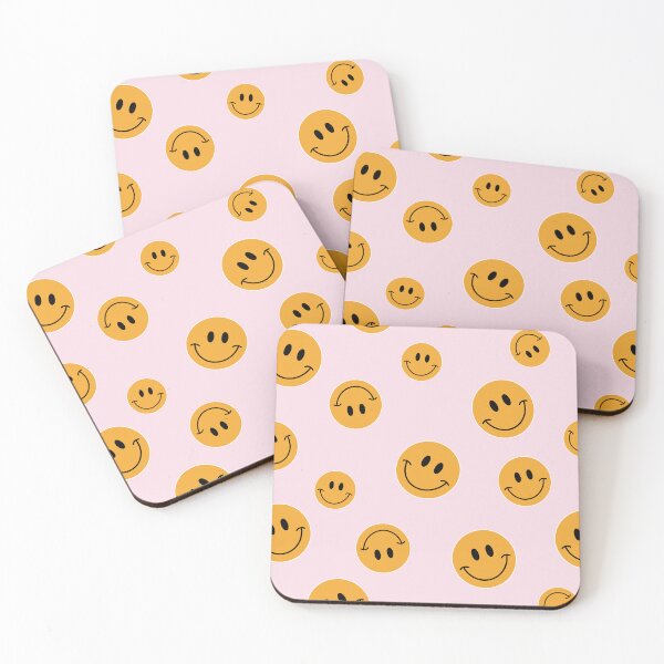 Item preview, Beige Smiley Pattern  designed and sold by YourPrettyHome.