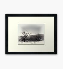 Snow Scene Framed Print