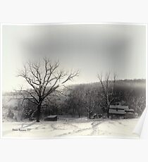 Snow Scene Poster