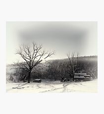 Snow Scene Photographic Print
