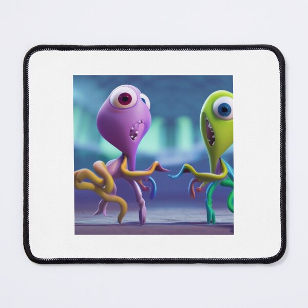 Item preview, Squids Playing Rhythm Games.  Squid Games designed and sold by LeanDesigns.