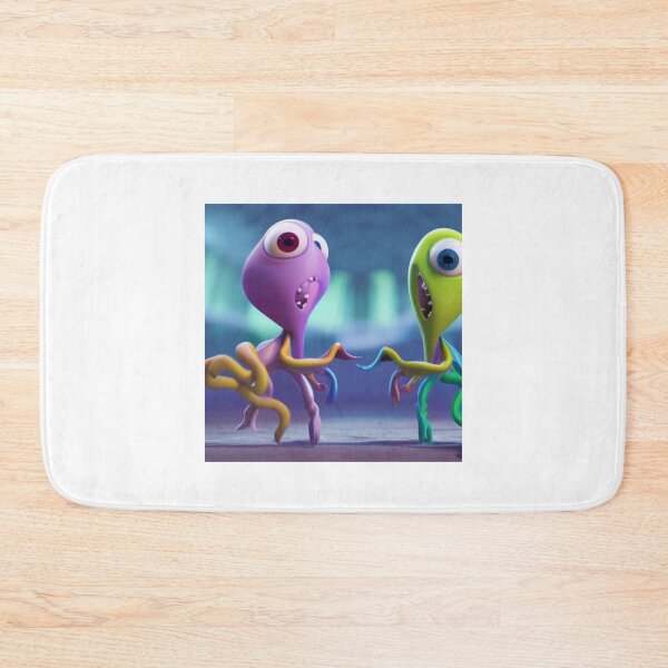 Item preview, Squids Playing Rhythm Games.  Squid Games designed and sold by LeanDesigns.