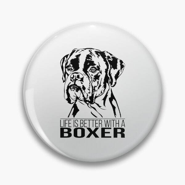 Item preview, Boxer dog life is better dog saying designed and sold by dogarts.