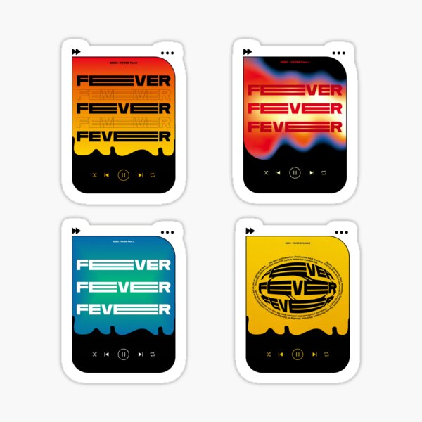 ALBUM STICKERS PNGs PACK [ATEEZ - FEVER] #001 by ifswooyoung on