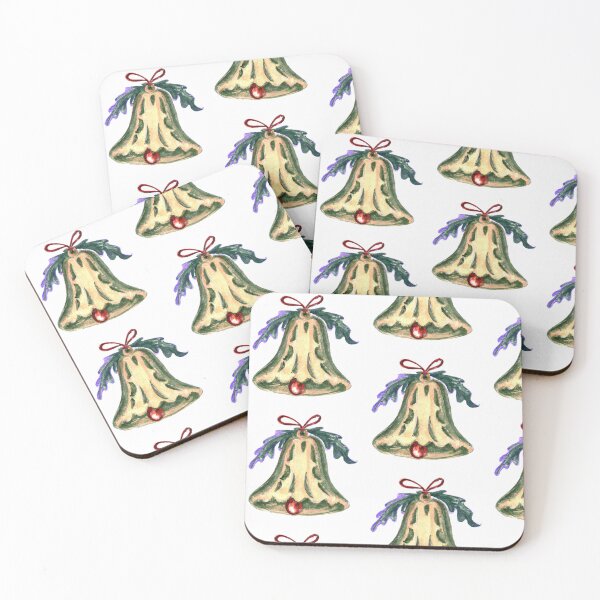 Item preview, Christmas bell watercolor painting  designed and sold by Yoda-Kaku.