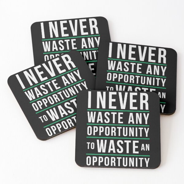 Item preview, Unlucky Humor Wasting An Opportunity designed and sold by Zagach Letters.