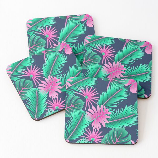 Item preview, Tropical Pattern Teals and Pink designed and sold by Guided by Light Art.