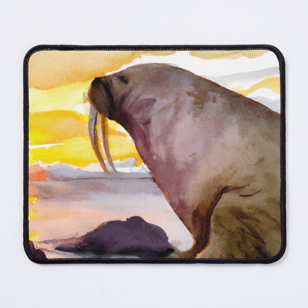 Item preview, Walrus Looking At Sunset designed and sold by AyfuDesigns.