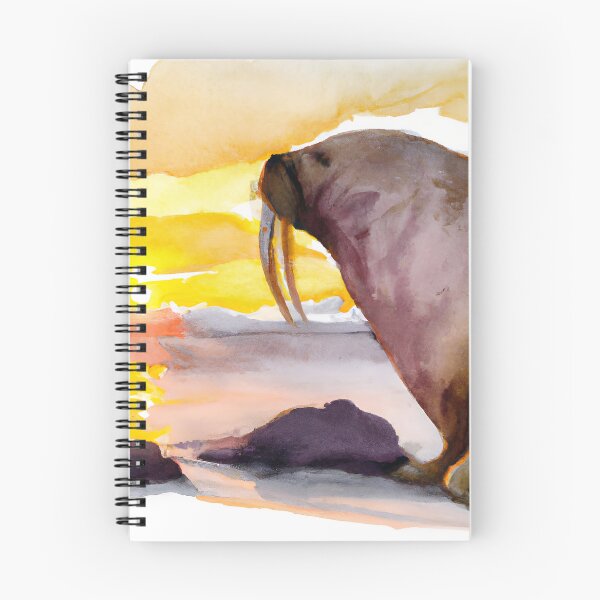 Item preview, Walrus Looking At Sunset designed and sold by AyfuDesigns.