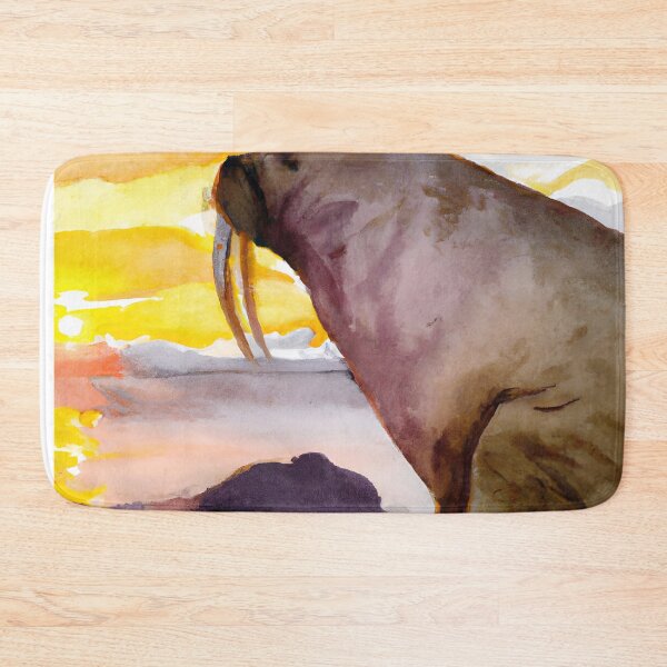Item preview, Walrus Looking At Sunset designed and sold by AyfuDesigns.
