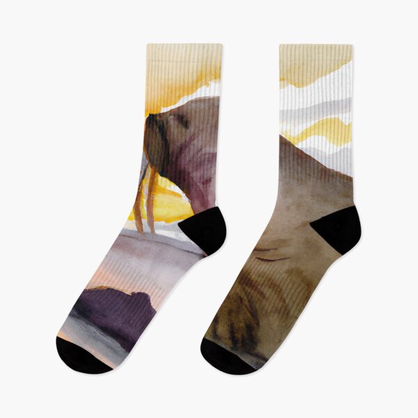 Item preview, Walrus Looking At Sunset designed and sold by AyfuDesigns.