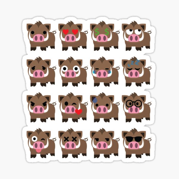Wild boar Emoji Sticker