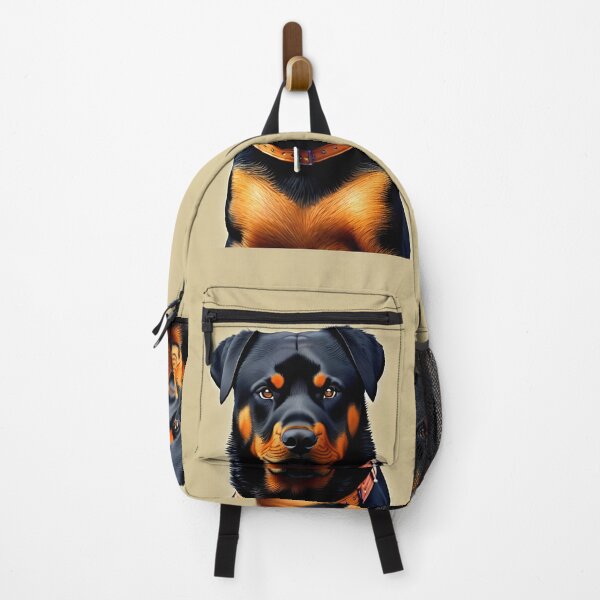 Item preview, Rottweiler Dog Portrait illustration designed and sold by blackdogshop.