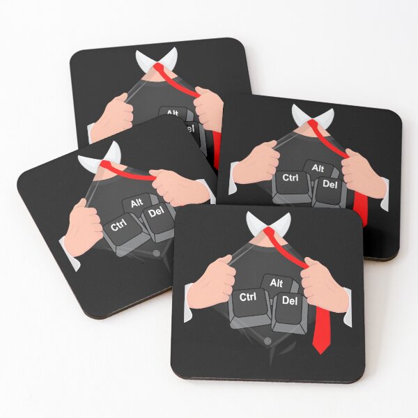 Item preview, Ctrl Alt Del Computer It Hacker Code designed and sold by MooonTees.
