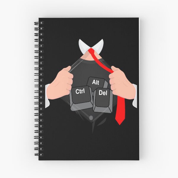 Item preview, Ctrl Alt Del Computer It Hacker Code designed and sold by MooonTees.