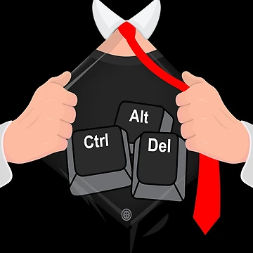 Artwork thumbnail, Ctrl Alt Del Computer It Hacker Code by MooonTees