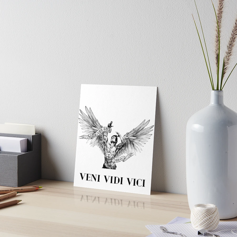 veni.vidi.vici' Poster, picture, metal print, paint by Filippo B