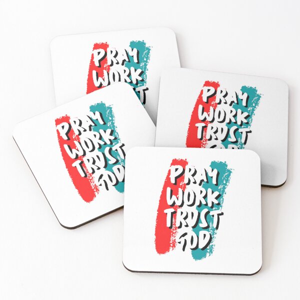 Item preview, Pray, Work, Trust God designed and sold by Viralgemshop.