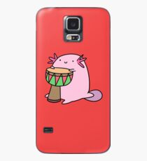 Axolotl Playing the Djembe Case/Skin for Samsung Galaxy