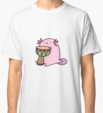 Axolotl Playing the Djembe Classic T-Shirt