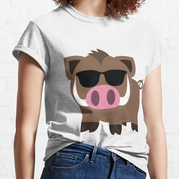 Wild boar Emoji Classic T-Shirt