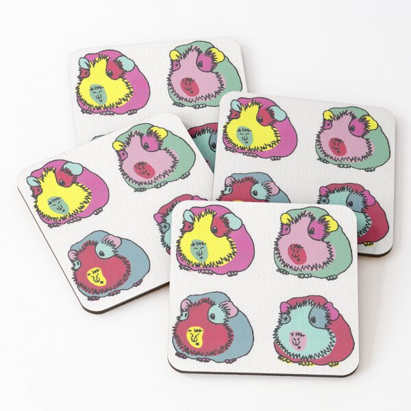 Item preview, Conejillos de indias del arte pop designed and sold by sarahkeenan.