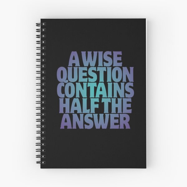 Item preview, A wise question contains half the answer v.1 designed and sold by x1brett.