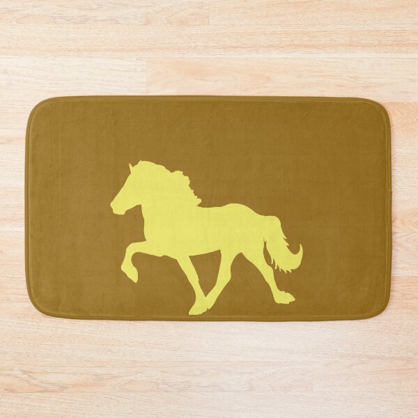 Item preview, Icelandic horse Yellow silhouette designed and sold by Eymirart.