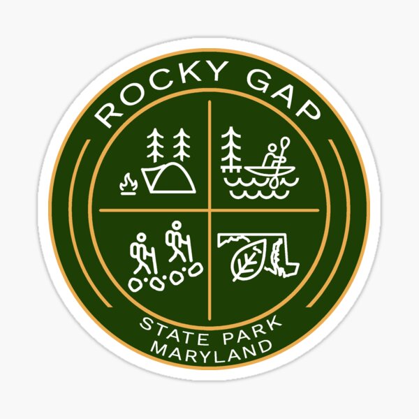 Item preview, Rocky Gap State Park Heraldic Logo designed and sold by VanyaKar.