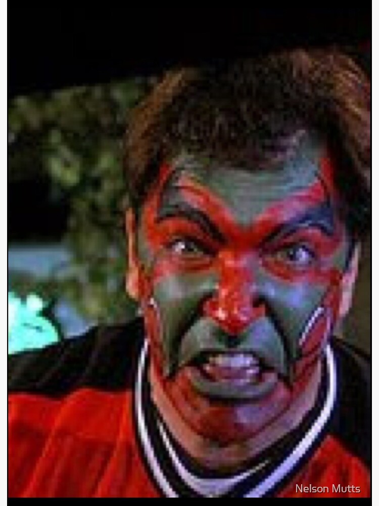 David Puddy Facepaint Art Board Print for Sale by Nelson Mutts