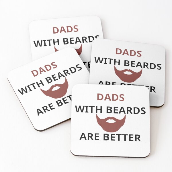 Item preview,  Dads with Beards are Better, Fathers Day, Fathers Day Gift From Daughter Son Wife designed and sold by mystylecorner.