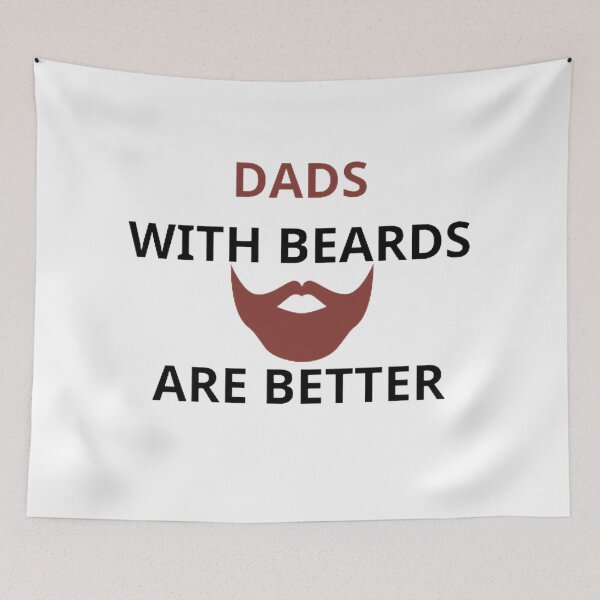 Item preview,  Dads with Beards are Better, Fathers Day, Fathers Day Gift From Daughter Son Wife designed and sold by mystylecorner.