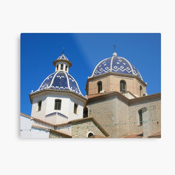 Spanish church Metal Print