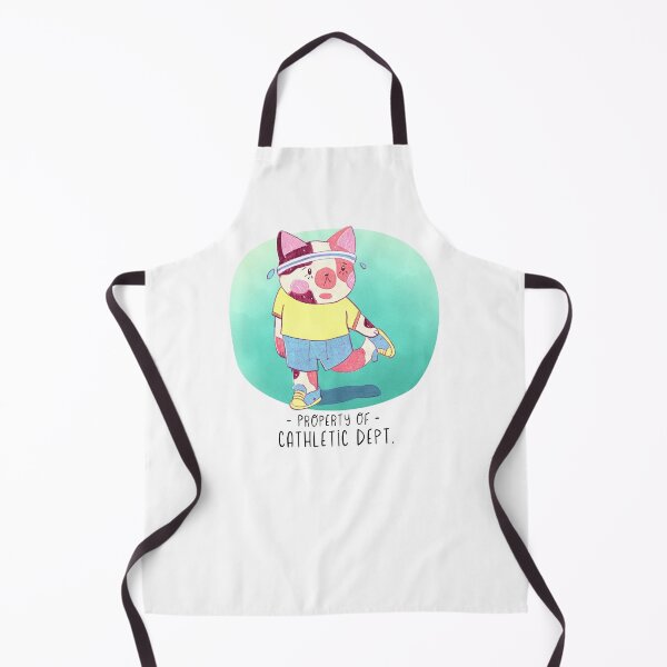 Item preview, Retro Exercise Cat Pun - Property of Cathletic Department designed and sold by UnicornCandyCas.