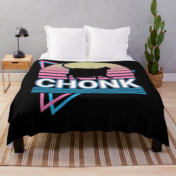 Item preview, Chonk Cat Retro T-Shirt designed and sold by catherinrut57.