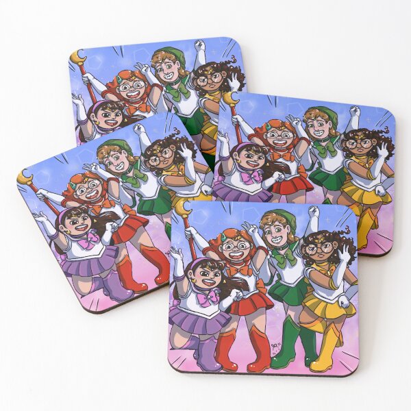 Item preview, Turning Red Sailor Scouts designed and sold by banoffeebunny.