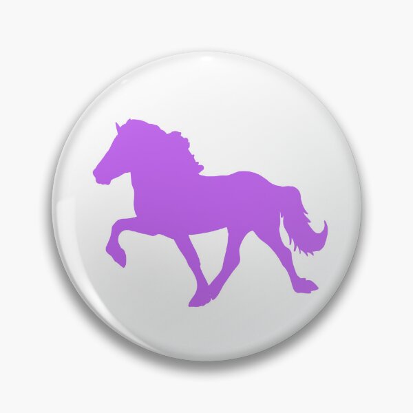 Item preview, Icelandic Horse Purple silhouette designed and sold by Eymirart.