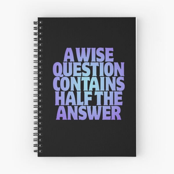 Item preview, A wise question contains half the answer v.3 designed and sold by x1brett.