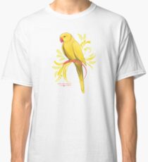 Yellow Indian Ringneck Parrot Classic T-Shirt