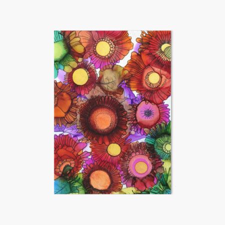 Gardenflowers Art Board Print