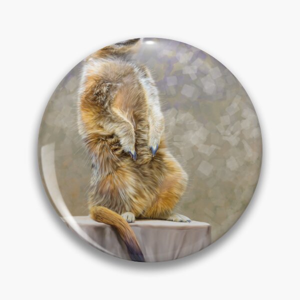 Item preview, Meerkat on guard designed and sold by HywelReesArtist.