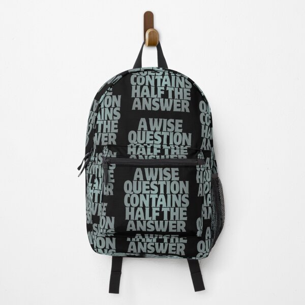 Item preview, A wise question contains half the answer v.6 designed and sold by x1brett.