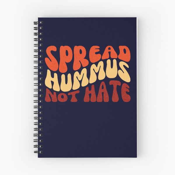 Item preview, Spread Hummus Not Hate - Retro Peace and Vegan Food designed and sold by GreenSlate.