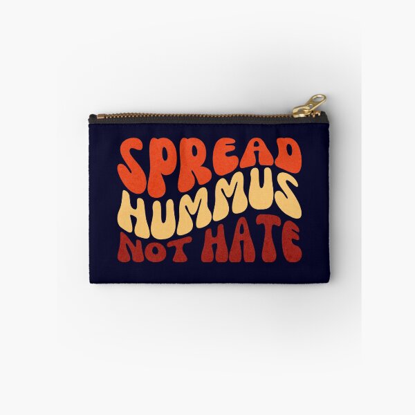 Item preview, Spread Hummus Not Hate - Retro Peace and Vegan Food designed and sold by GreenSlate.