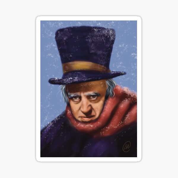 Aperçu de l'œuvre Scrooge Un chant de Noël créée et vendue par ArtbyPriscilla.