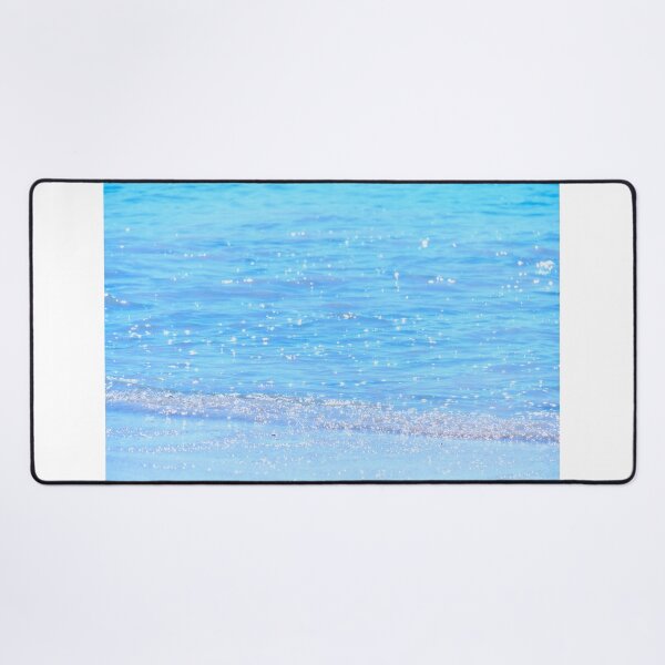 Item preview, Blue Glittering Ocean Waves, Ocean Shore designed and sold by newburyboutique.