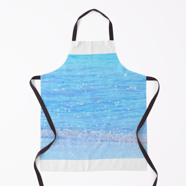 Item preview, Blue Glittering Ocean Waves, Ocean Shore designed and sold by newburyboutique.