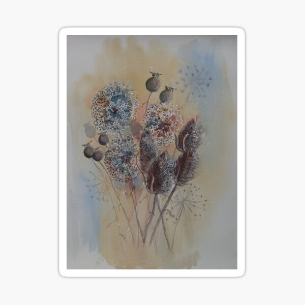 Item preview, Allium Heads, Teasels & Poppy Seeds designed and sold by timsmith.