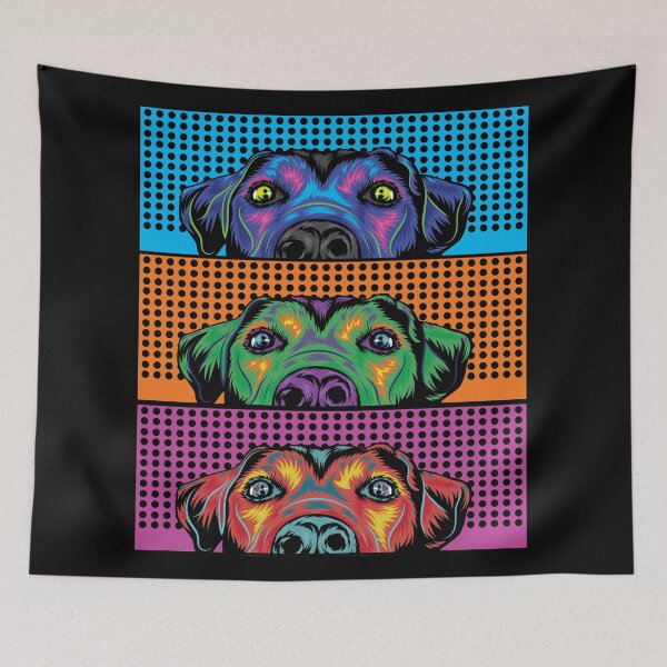 Artikelvorschau, Neon / Pop-Art-Welpe entworfen und verkauft von CLgraphics.