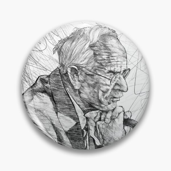 Item preview, CARL JUNG black and white pencil portrait designed and sold by lautir.